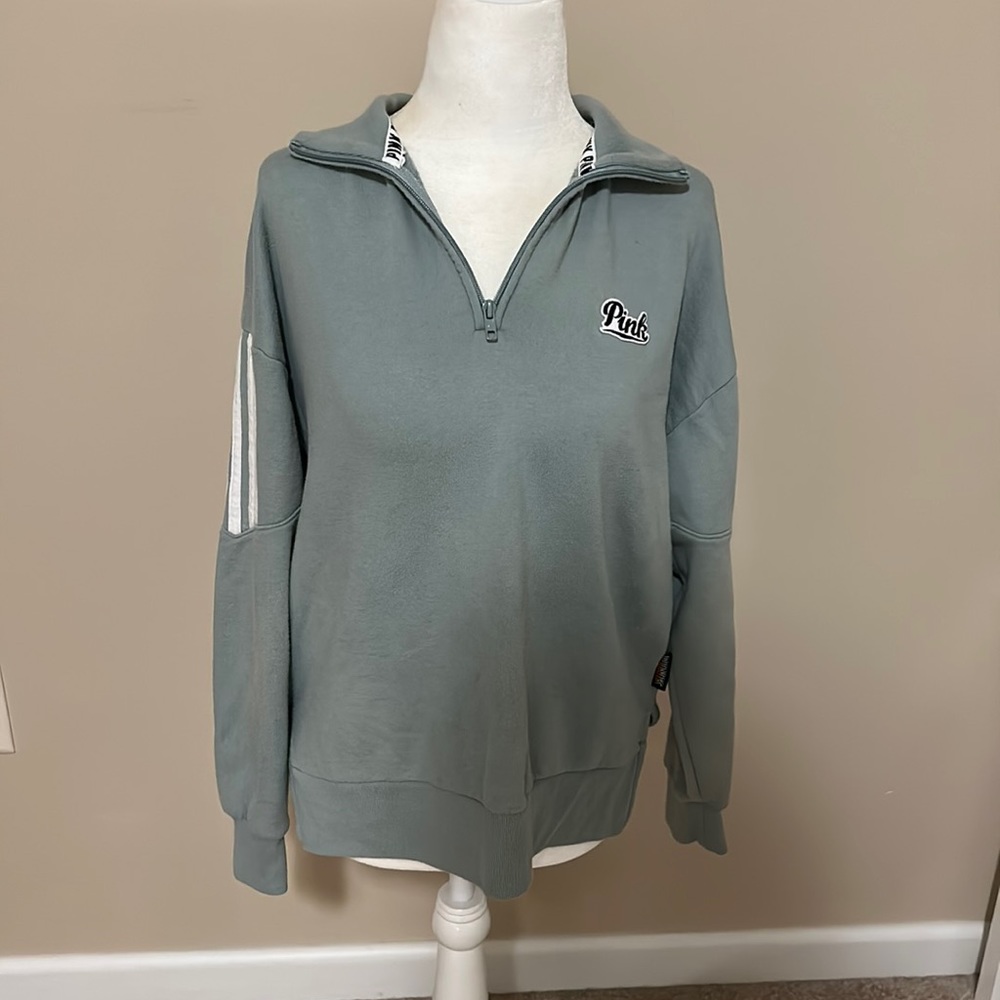 Victoria Secret’s PINK Blue Quarter Zip